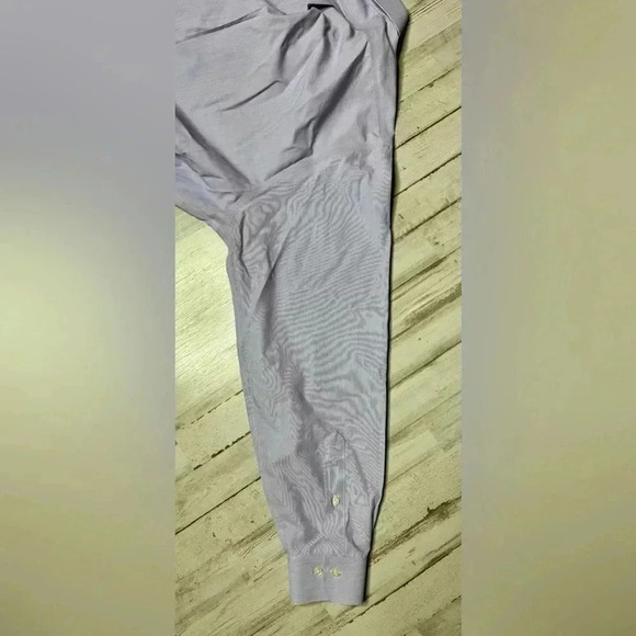 Brooks Brothers Shirt Mens 17 4/5 Button Up Long Sleeve Dress Light Purple - Picture 8 of 13